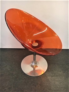 Ero/s m. drejefod i rød/orange - Kartel
